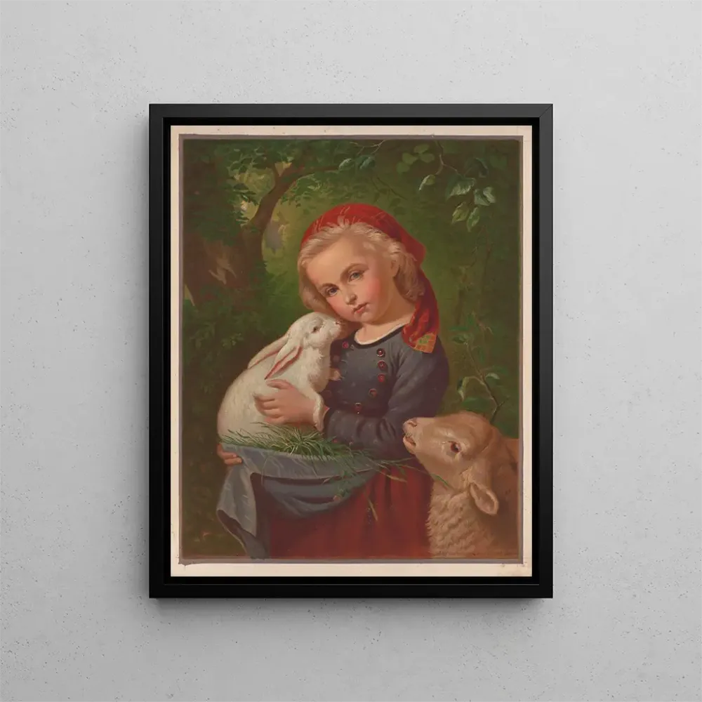 Gemälde Die Haustiere - Edmund Foerster Co | Kunstdruck