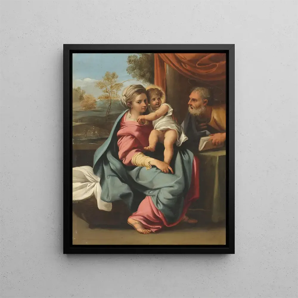 Gemälde Die Heilige Familie - Antonio Carracci | Kunstdruck