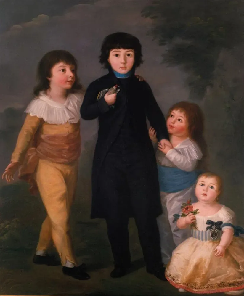 Gemälde Die Kinder - Agustín Esteve y Marqués | Kunstdruck