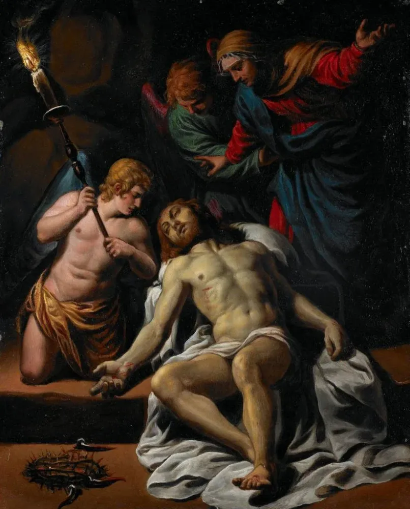 Gemälde Die Klage - Alessandro Turchi | Kunstdruck