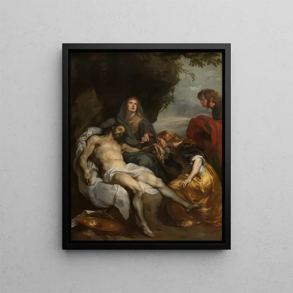 Gemälde Die Klage über den toten Christus - Antoine van Dyck | Kunstdruck