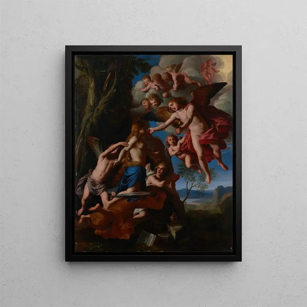 Gemälde Die Kommunion der Maria Magdalena - Alessandro Turchi | Kunstdruck