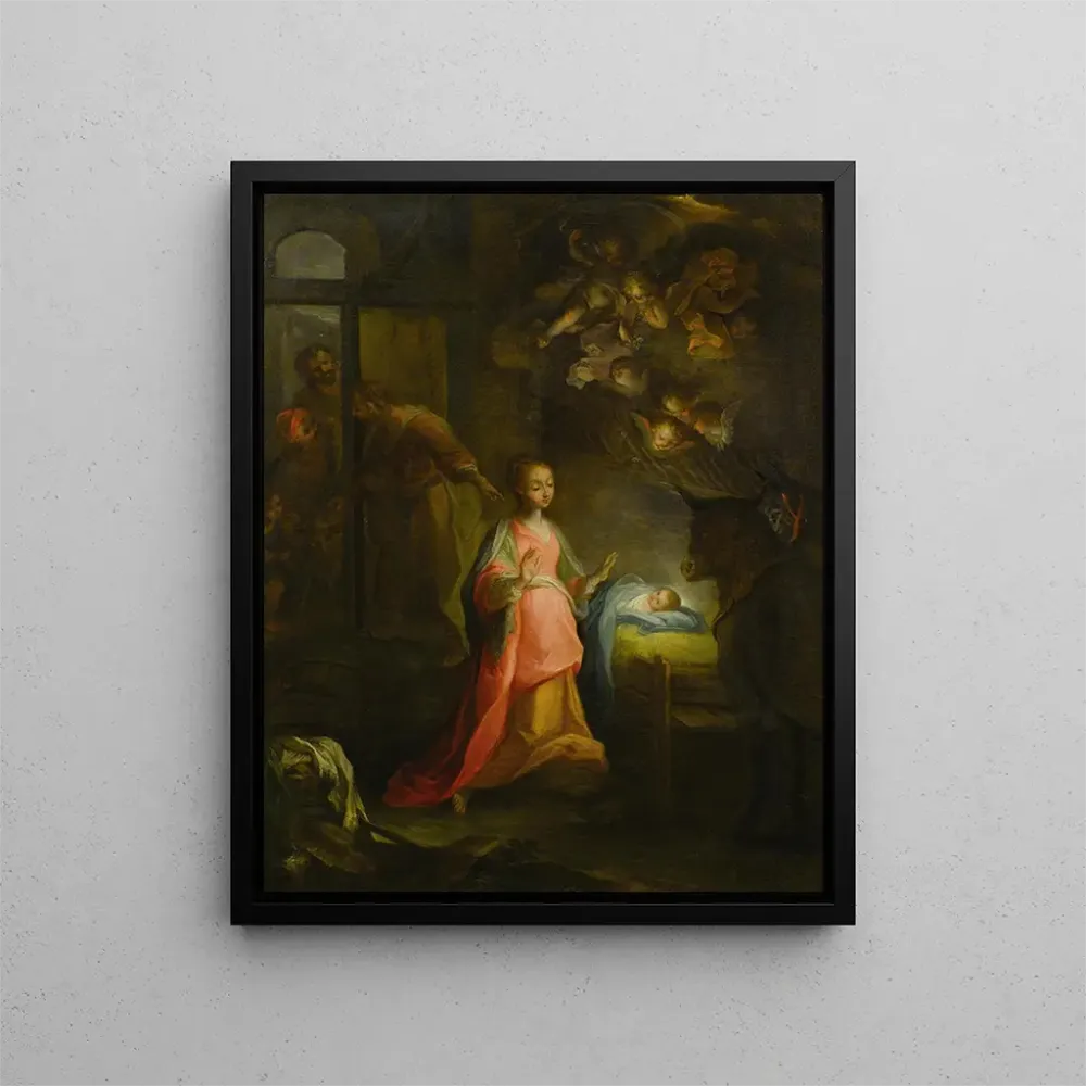 Gemälde Die Krippe - Nach Federico Barocci