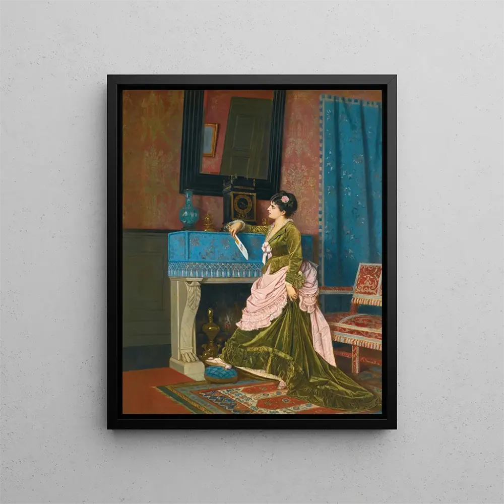 Gemälde Die Liebesbrief - Auguste Toulmouche