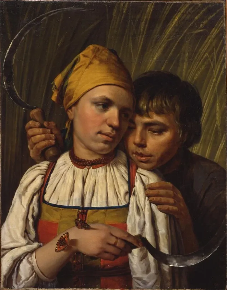 Gemälde Die Mäher - Alexei Venetsianov | Kunstdruck