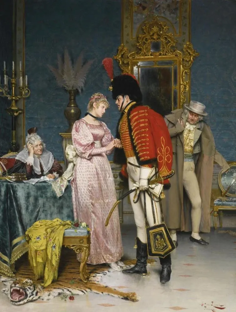 Gemälde Die Verlobung - Arturo Ricci | Kunstdruck