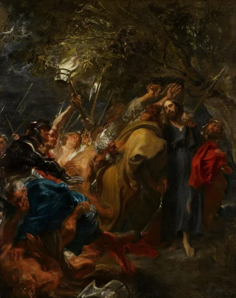 Gemälde Die Verrat Christus - Antoine van Dyck | Kunstdruck