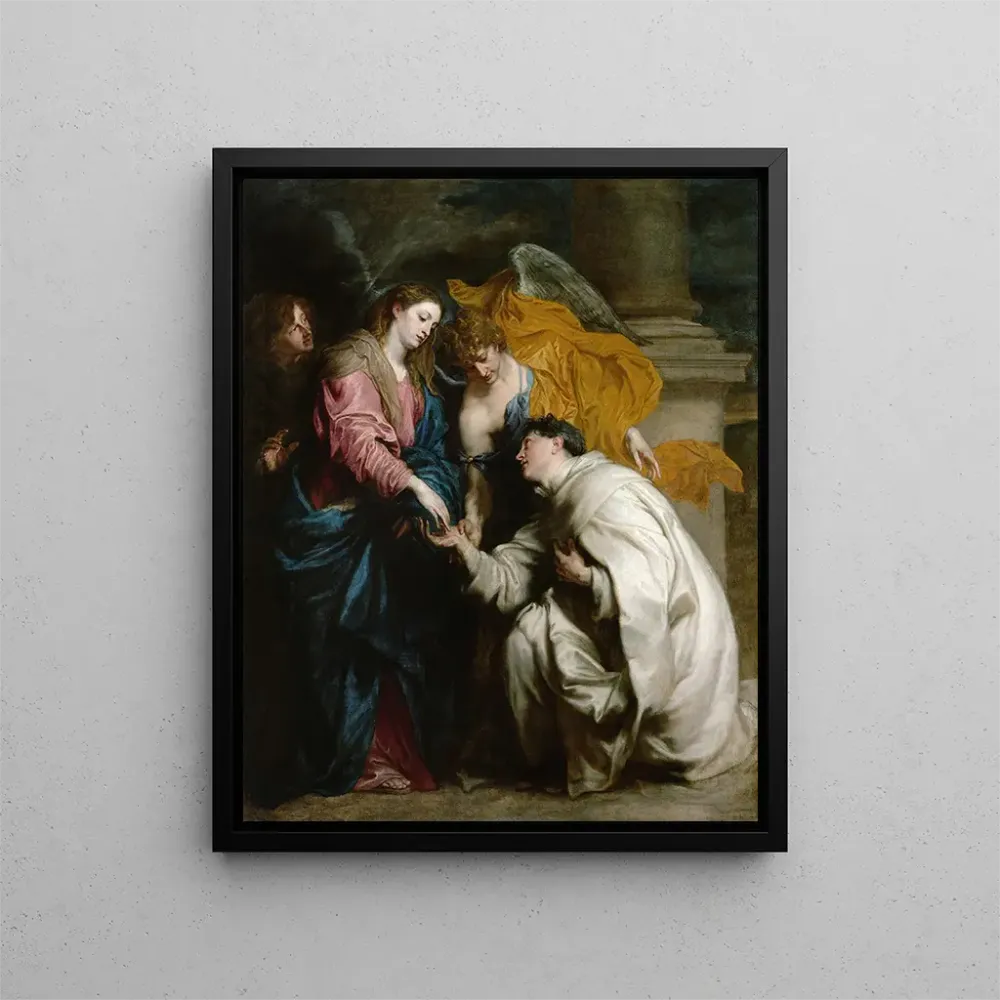 Gemälde Die Vision des seligen Hermann Joseph - Antoine van Dyck | Kunstdruck