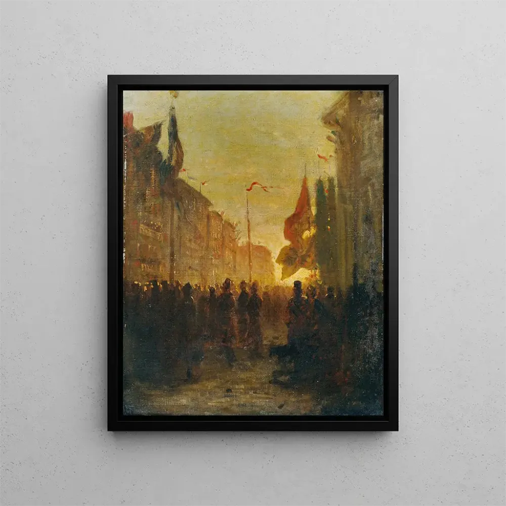 Gemälde Drapeaux festifs - Alois Schönn | Kunstdruck