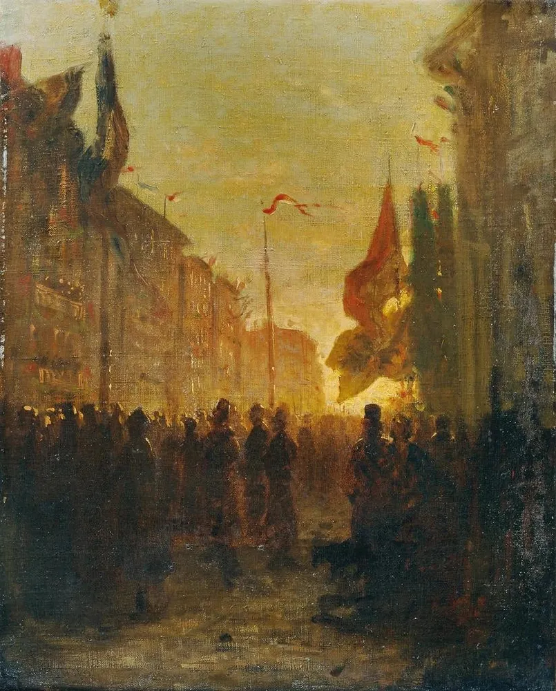 Gemälde Drapeaux festifs - Alois Schönn | Kunstdruck