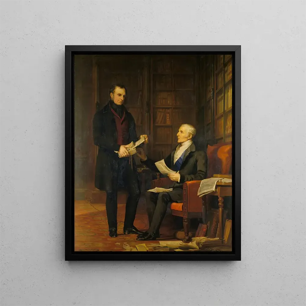 Gemälde Le duc de Wellington avec le colonel Gurwood à Apsley House - Andrew Morton | Kunstdruck