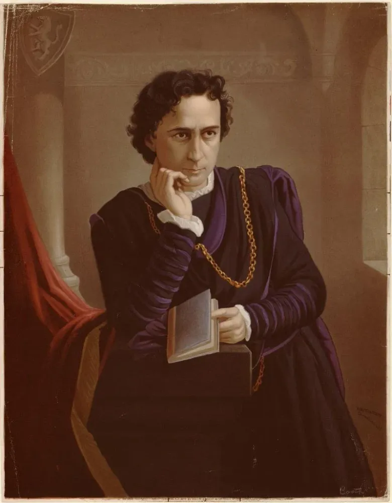 Gemälde Edwin Booth Hamlet - Bencke Scott | Kunstdruck
