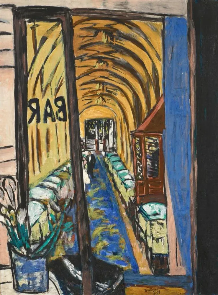 Gemälde Ein Bar Paris - Max Beckmann | Kunstdruck