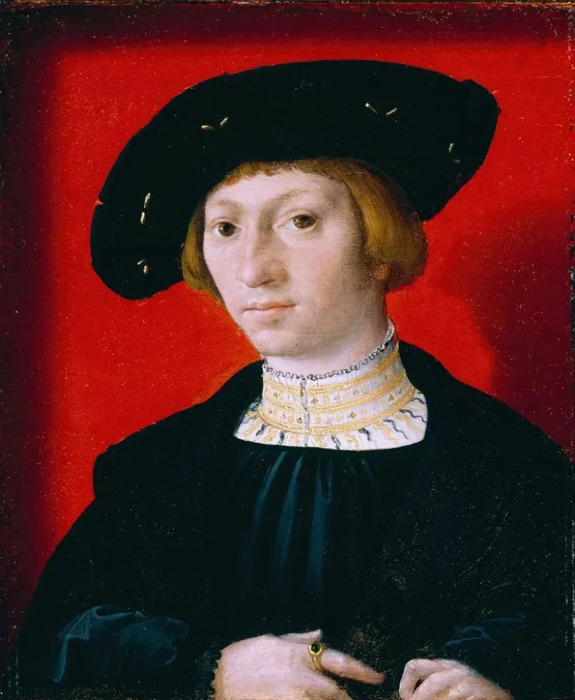 Gemälde Ein junger Mann - Bernard van Orley | Kunstdruck