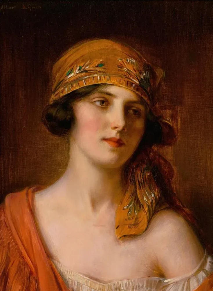 Gemälde Eine modische Schönheit - Albert Lynch | Kunstdruck