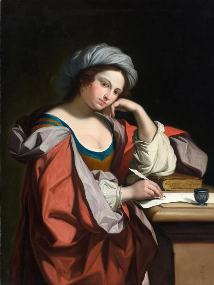Gemälde Eine Sibylle - Angelica Kauffman | Kunstdruck