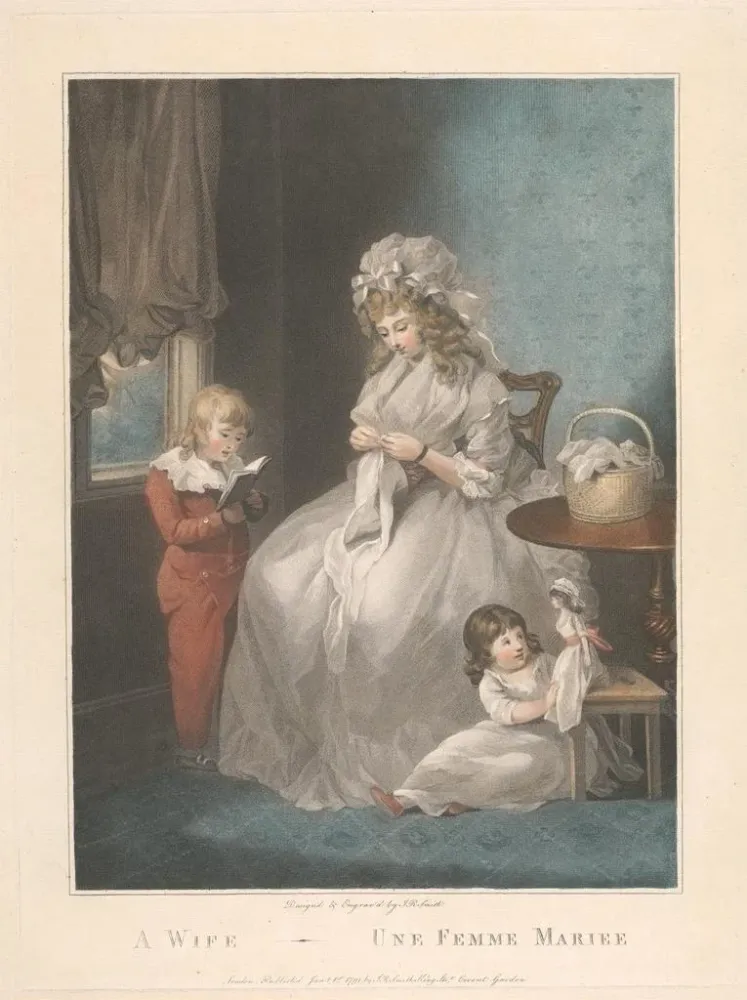 Gemälde Eine verheiratete Frau - John Raphael Smith | Kunstdruck