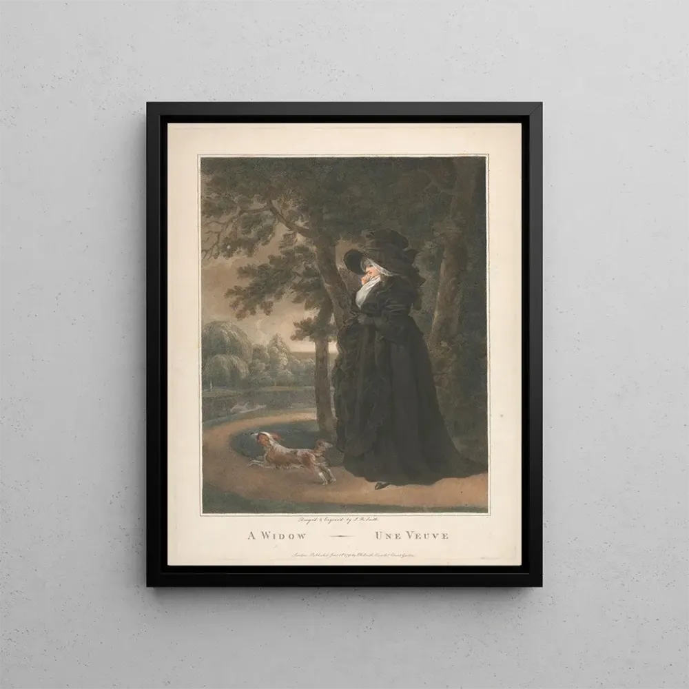 Gemälde Eine Witwe - John Raphael Smith | Kunstdruck