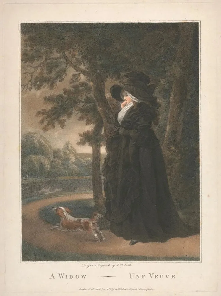 Gemälde Eine Witwe - John Raphael Smith | Kunstdruck
