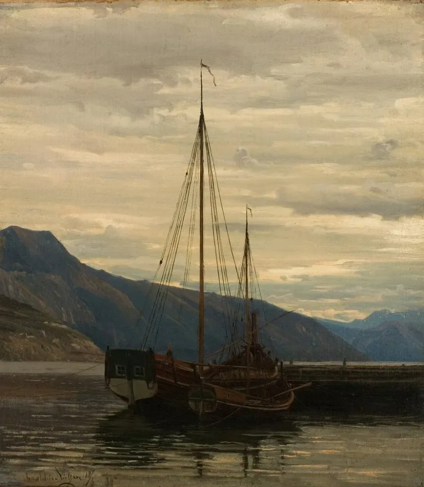 Gemälde Ejektor Pfarrei - Amaldus Nielsen | Kunstdruck