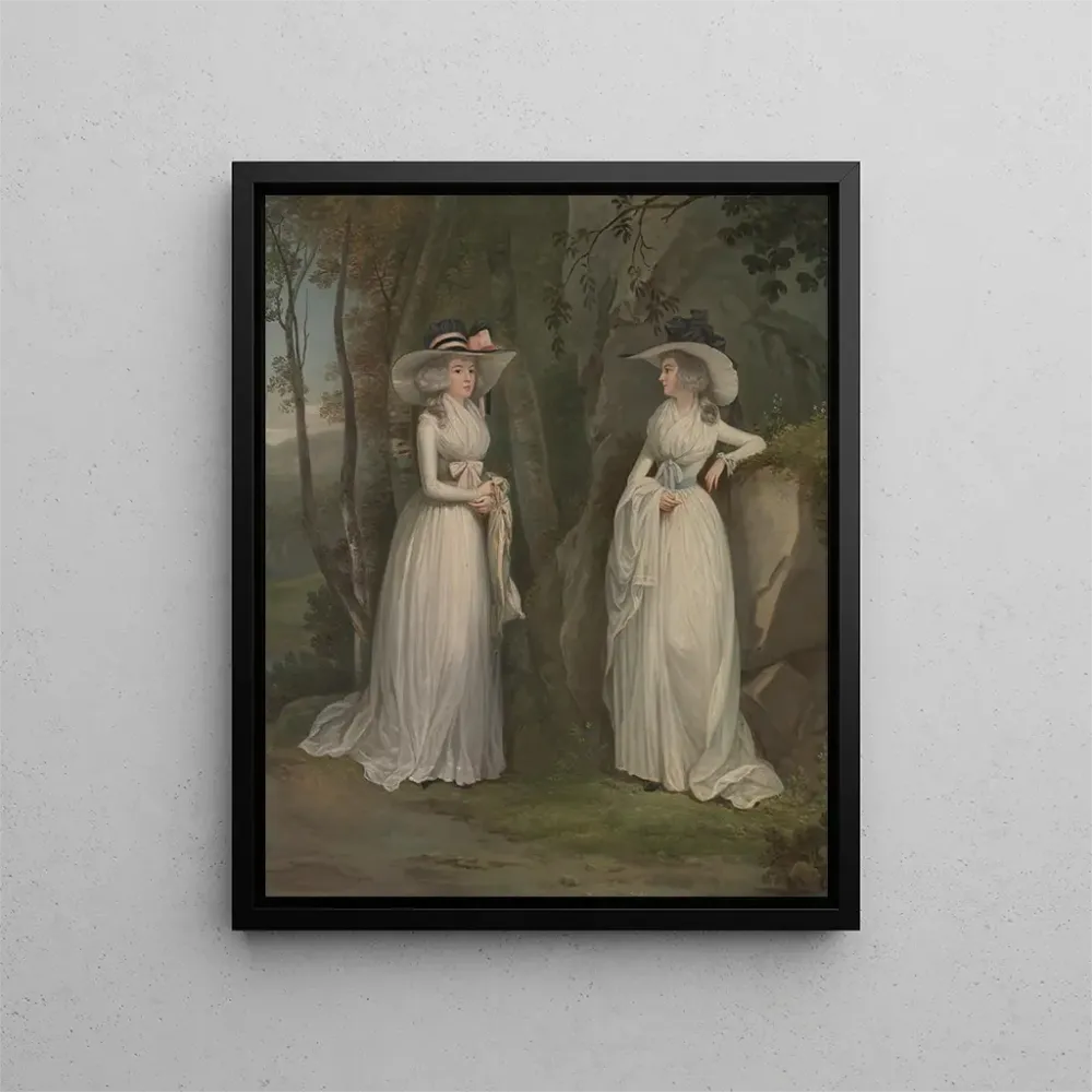 Gemälde Eleanor und Margaret Ross - Alexander Nasmyth | Kunstdruck