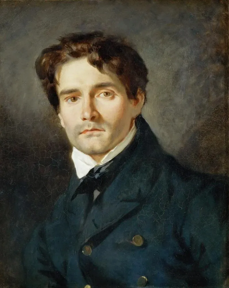Gemälde Eugène Delacroix - Lon Riesener (1808 - 1878) - Eugène Delacroix | Kunstdruck