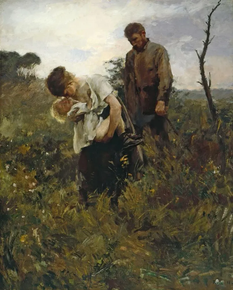 Gemälde Exode - Alfred Philippe Roll | Kunstdruck