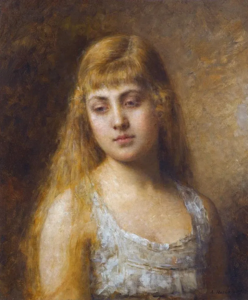 Gemälde Félia Litvinne - Alexei Harlamoff | Kunstdruck