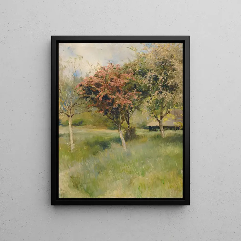 Gemälde Flieder Blüte Ansicht von Chantilly - Albert Edelfelt | Kunstdruck