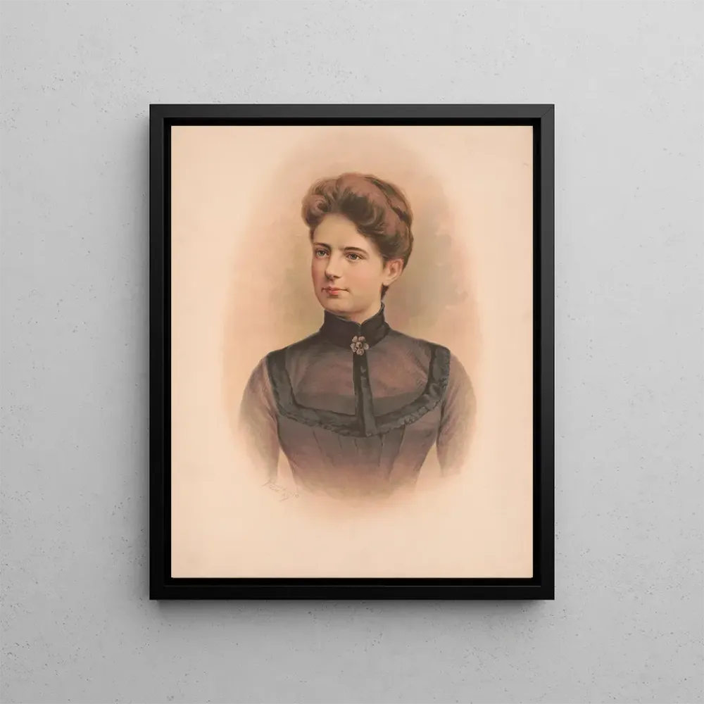 Gemälde Frances Folsom, Mme Grover Cleveland - Julius Bien Company | Kunstdruck