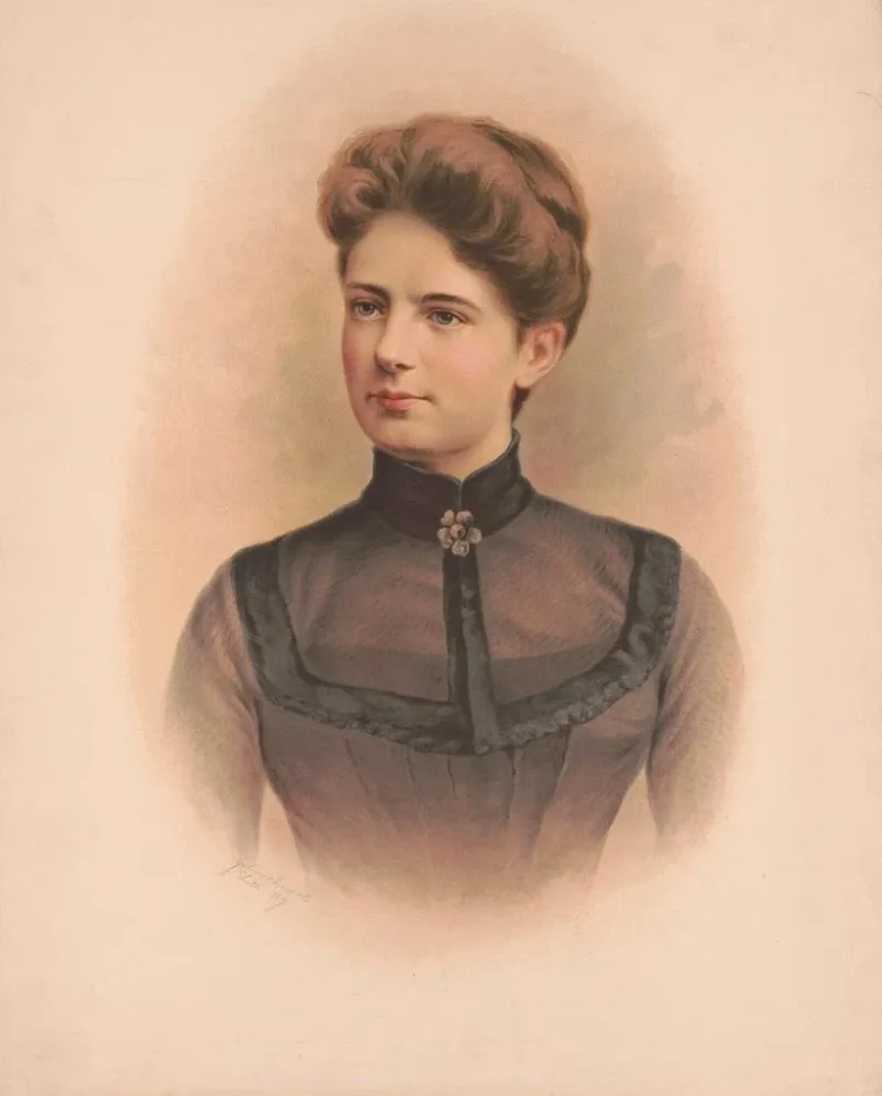 Gemälde Frances Folsom, Mme Grover Cleveland - Julius Bien Company | Kunstdruck