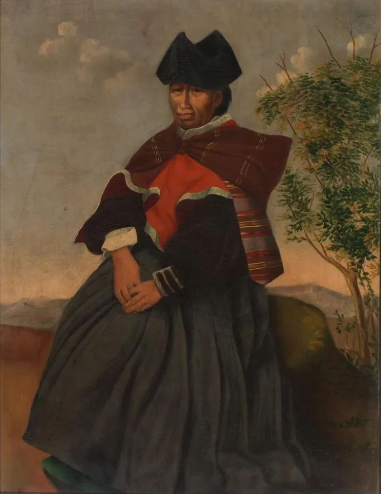 Gemälde Frau Aymara - Anonym | Kunstdruck