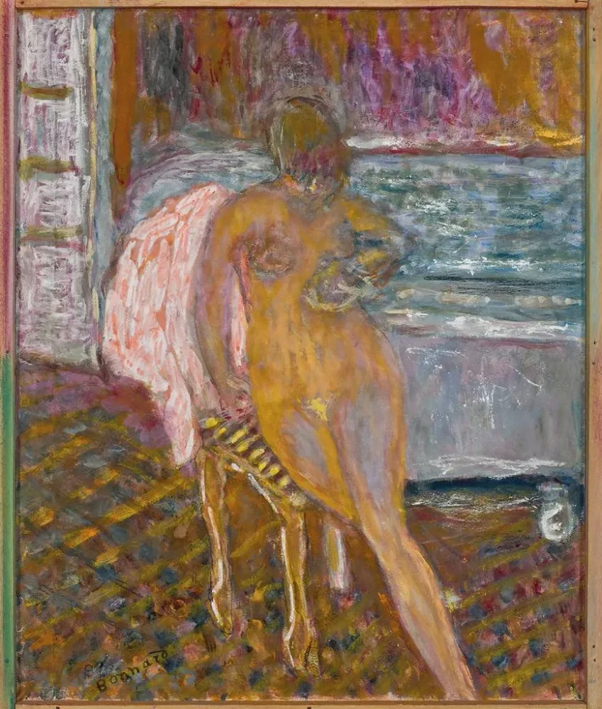 Gemälde Frau bei ihrer Toilette - Pierre Bonnard | Kunstdruck
