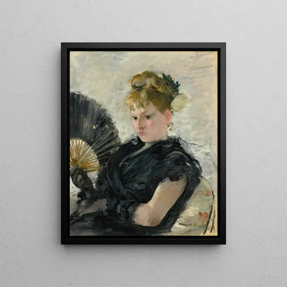 Gemälde Frau mit Fächer - Berthe Morisot | Kunstdruck