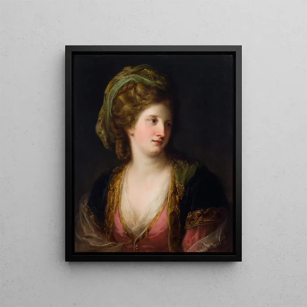 Gemälde Frau türkischem Kleid - Angelica Kauffman | Kunstdruck