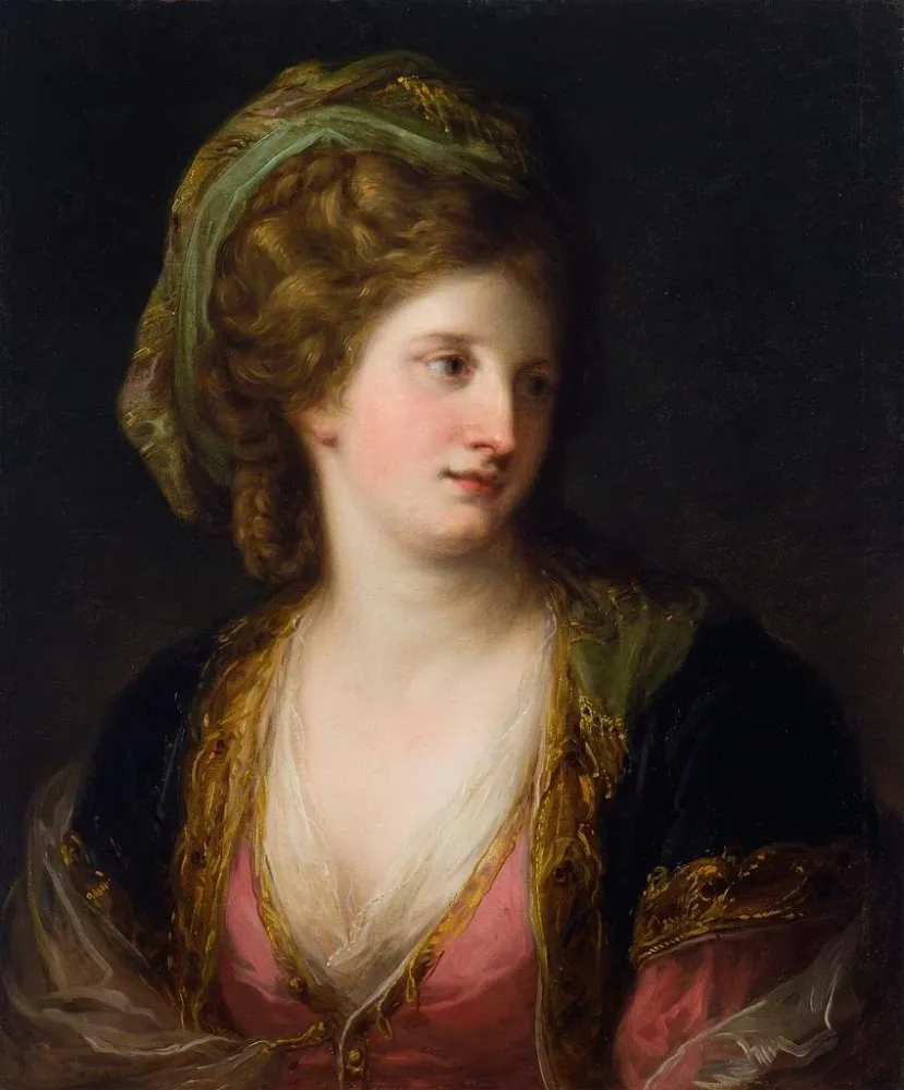 Gemälde Frau türkischem Kleid - Angelica Kauffman | Kunstdruck