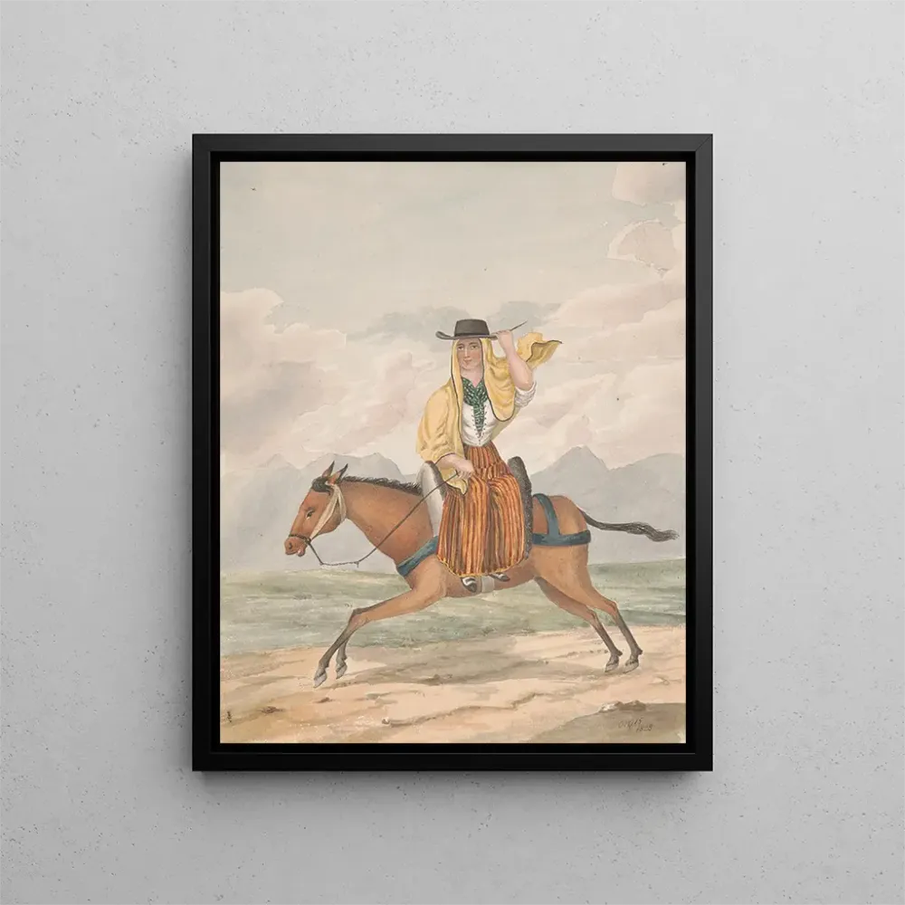 Gemälde Frau von Tacoronte - Alfred Diston | Kunstdruck