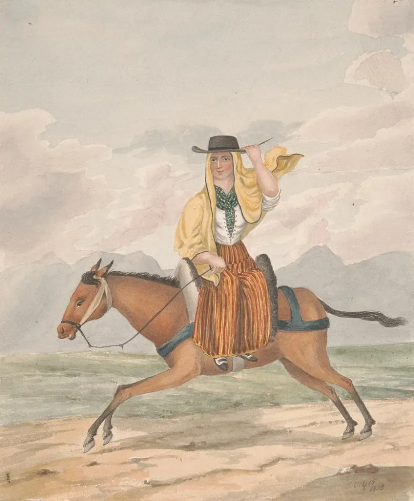 Gemälde Frau von Tacoronte - Alfred Diston | Kunstdruck