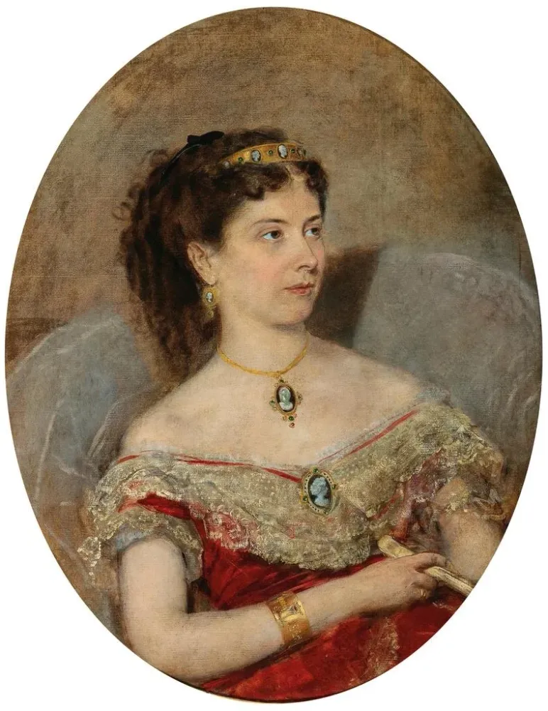 Gemälde Fürstin Maria von Stackelberg - Anton Romako