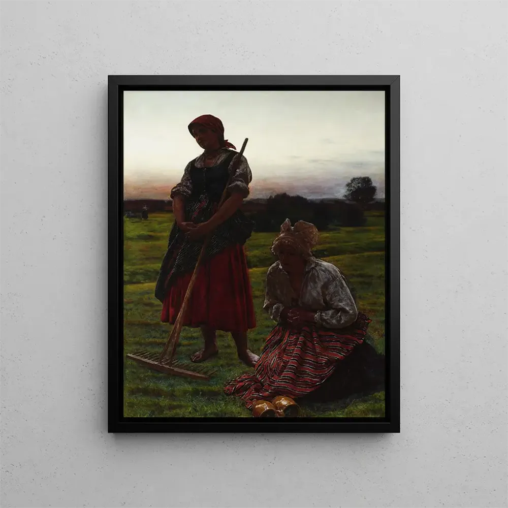 Gemälde Gebet des Angelus Domini - Aleksander Gierymski | Kunstdruck