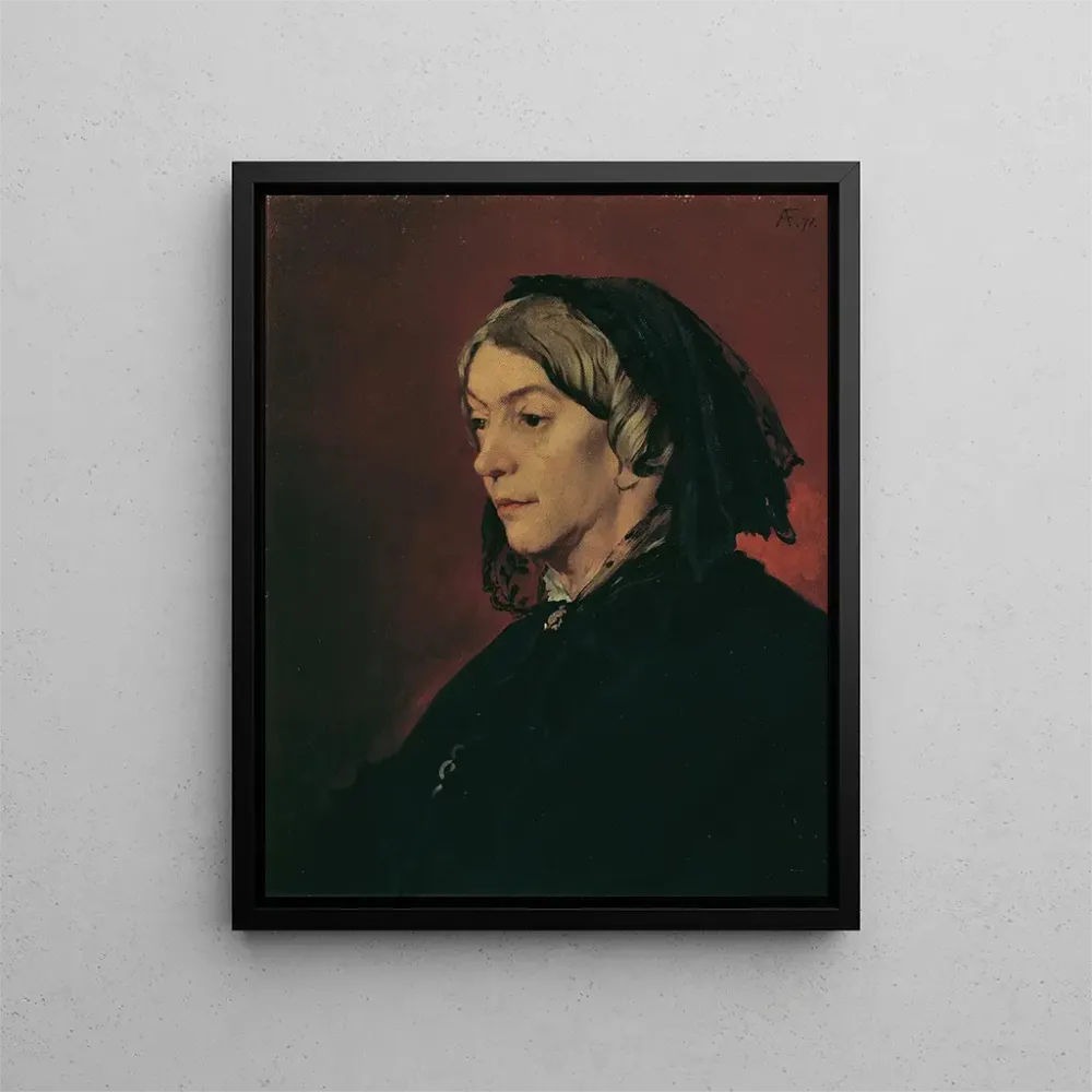 Gemälde Henriette Feuerbach, die Schwiegermutter des Künstlers - Anselm Feuerbach | Kunstdruck