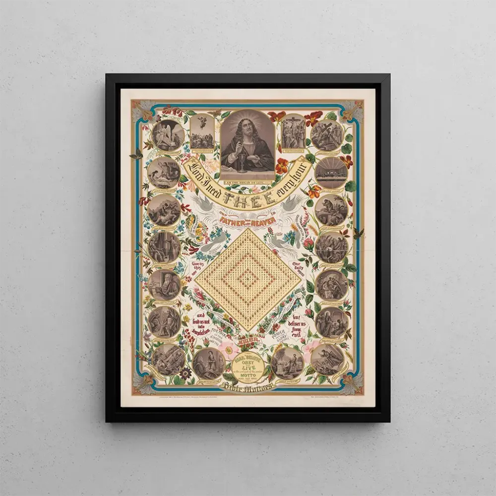 Gemälde Herr, ich brauche dich jede Stunde - Milwaukee Litho Engr Co | Kunstdruck