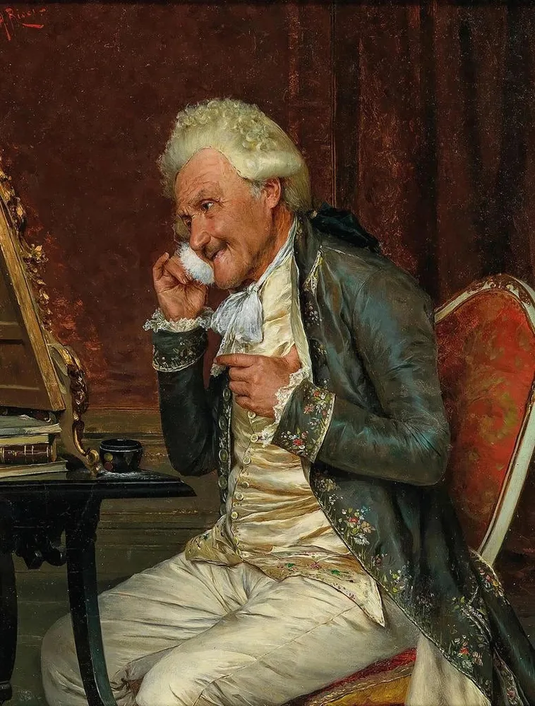 Gemälde La houppette - Arturo Ricci