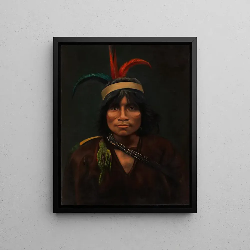 Gemälde Ich bin Indianer - Anonym | Kunstdruck