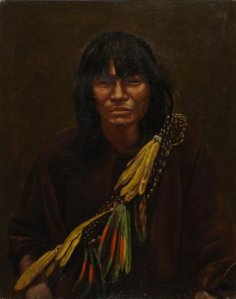 Gemälde Indien Zaparo - Anonyme | Kunstdruck