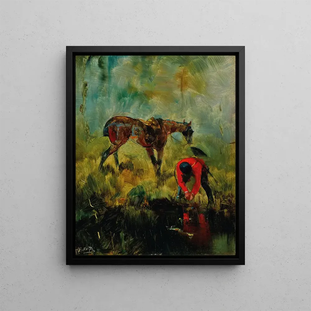 Gemälde Jagdhund, Lauf - Henri de Toulouse - Lautrec | Kunstdruck