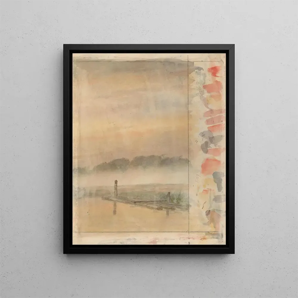 Gemälde Jetée - Andreas Schelfhout | Kunstdruck