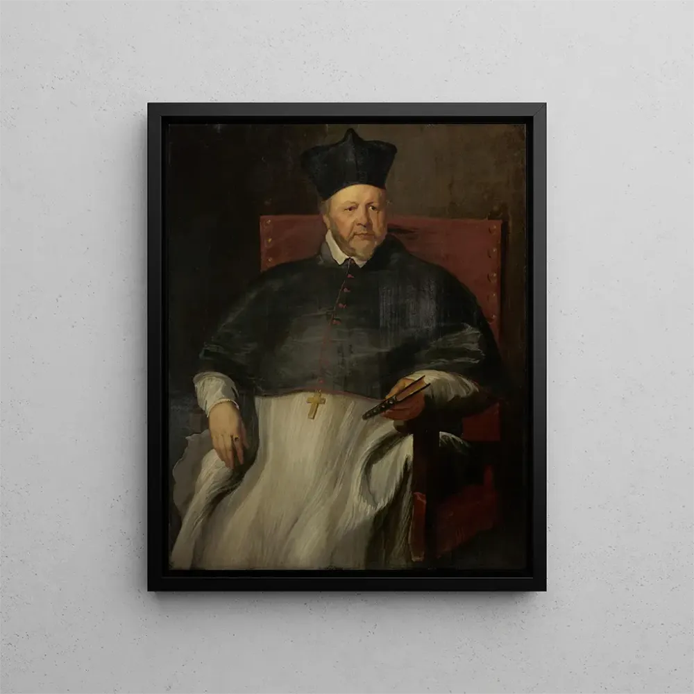 Gemälde Joannes Malderus Bischof von Antwerpen - Antoine van Dyck | Kunstdruck