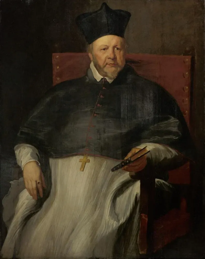 Gemälde Joannes Malderus Bischof von Antwerpen - Antoine van Dyck | Kunstdruck