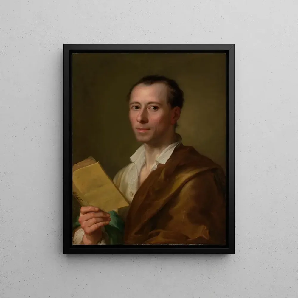 Gemälde Johann Joachim Winckelmann 1717-1768 - Anton Raphaël Mengs | Kunstdruck